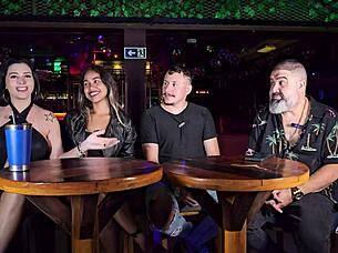 Topcast: Sensual Interview With Brazilian Wife Gaby Oliveira And Her Husband Outdoors