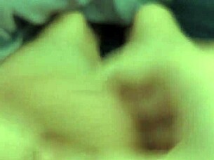 Feeling aroused while masturbating to that big cock in homemade porn