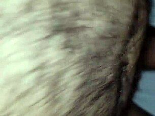 Homemade Horny Hairy Latina Feels Deep Passion In Bent Over Anal