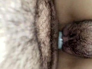 Homemade Horny Hairy Latina Feels Deep Passion In Bent Over Anal
