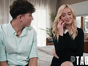 religious couple lexi and parker break rules in threesome