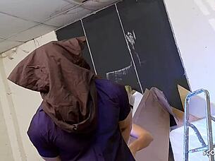 Two bombshell milfs dominate stranger in ffm threesome! 'Feel the femdom power!'