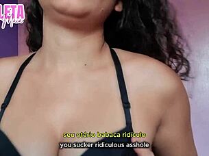 POV jerk off instructions with humiliation