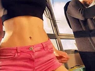 Sasha rose dances a sexy striptease for college casting. So hot! 🔥