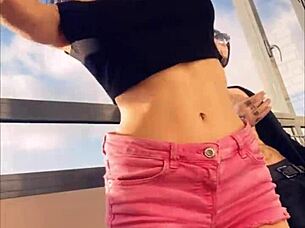 Sasha rose dances a sexy striptease for college casting. So hot! 🔥