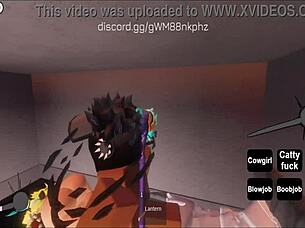 I, the rich CNP slut, make the rich boy cum - Roblox