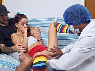 Doctor Helps With Sister's Home Exam