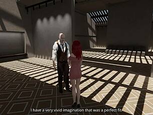 Let's explore Caroline's fantasies with lesbian strapon action outdoors