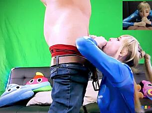 Slutty Cosplay Girl Takes Big Cock Roughly