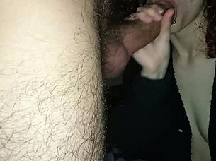 Girlfriend Lubricates Penis For Better Harder Penetration