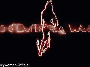 latina blonde in little dress with big ass and hairy pussy