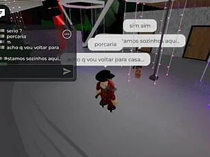 Cheguei atrasado na festa e femboy queria sexo at� virar a noite - brookhaven