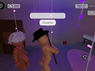 Cheguei atrasado na festa e femboy queria sexo at� virar a noite - brookhaven