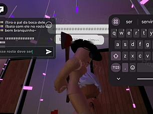 Cheguei atrasado na festa e femboy queria sexo at� virar a noite - brookhaven