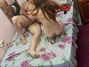 Very New Young Girl And Old Bodybuilder!