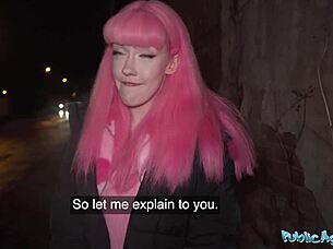 Public Agent Removes Chastity Belt And Creampies Wet Pussy