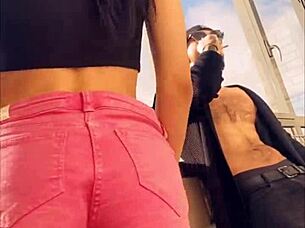 Sasha rose dances a sexy striptease for college casting. So hot! 🔥