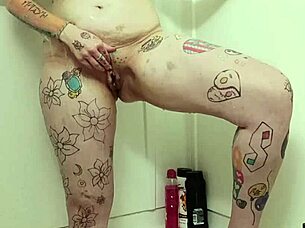 Getting Soaking Wet Getting Nice And Soapy Big Natural Tits Dripping Wet Pussy