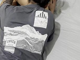 My friend licks my ass then fucks me hard and cums inside!