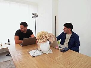 Employee Enjoys Two Students Fucking Her Hard