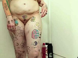 Getting Soaking Wet Getting Nice And Soapy Big Natural Tits Dripping Wet Pussy