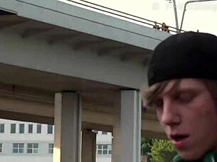 Alexis Crystal's public gangbang facial!