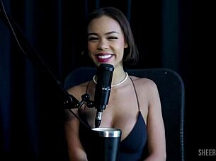 Alice Vasconcelos Shares Private Chat Moments with Raphaela Savanah in Sheer Red