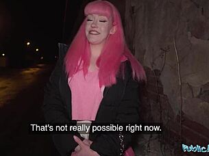 Public Agent Removes Chastity Belt And Creampies Wet Pussy