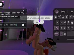 Cheguei atrasado na festa e femboy queria sexo at� virar a noite - brookhaven