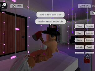 Cheguei atrasado na festa e femboy queria sexo at� virar a noite - brookhaven