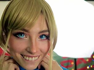 Slutty Cosplay Girl Takes Big Cock Roughly