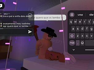 Cheguei atrasado na festa e femboy queria sexo at� virar a noite - brookhaven