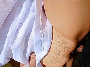 Pinay nurse feels intense pleasure getting creampied in empty hospital