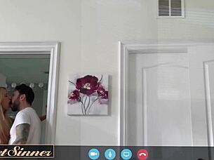 Sweet sinner petite milf bounces on rock hard cock 😍