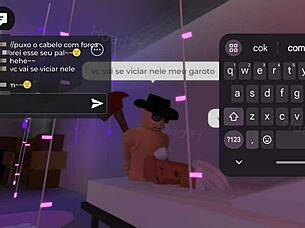 Cheguei atrasado na festa e femboy queria sexo at� virar a noite - brookhaven