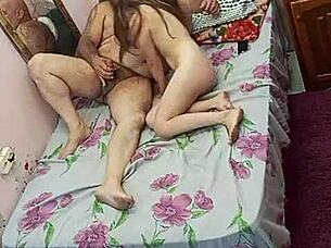 Very New Young Girl And Old Bodybuilder!