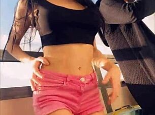 Sasha rose dances a sexy striptease for college casting. So hot! 🔥