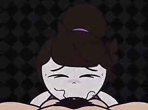 Jaiden's big tits get titty fucked and pussy pounded in group session with big cocks