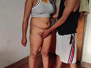 South Indian Girl With Big Ass Working Out.