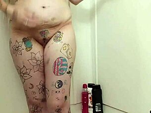 Getting Soaking Wet Getting Nice And Soapy Big Natural Tits Dripping Wet Pussy