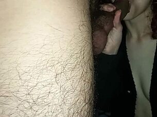 Girlfriend Lubricates Penis For Better Harder Penetration