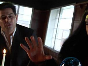 Slutty blonde college girl sucks dick and swallows jizz in the library.