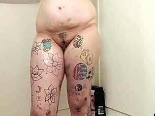 Getting Soaking Wet Getting Nice And Soapy Big Natural Tits Dripping Wet Pussy