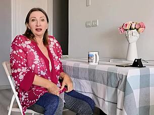 you caught the stepmother watching porn but she showed you something even more shocking futanari