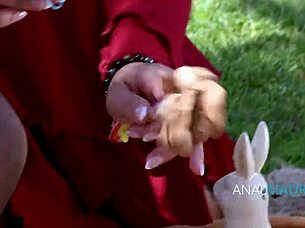 Is getting railed by your stepson part of the ritual? Jessica Ryan's anal adventure.