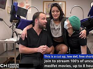 Human Guinea Pig Gets Mandatory Hitachi Orgasms From Nurse - Channy Crossfire