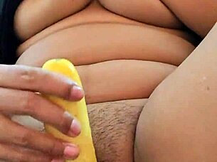 Beautiful Latina Girl Feels Crazy Pleasure Masturbating With Cucumber At Home