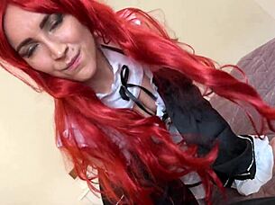 lust goddess cosplay, blowjob and riding in game