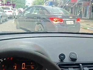 Wife With Collar Fucks Group In Public Club