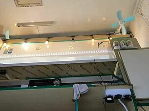 Super Sexy Slim Chick in Thongs and Braless!